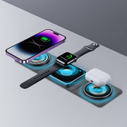 3 in 1 Magnetic Folding Wireless Charger Station